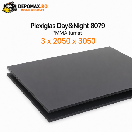 Plexiglas Day&Night 8079 PMMA turnat satinat 1 fata 3 x 2050 x 3050 mm